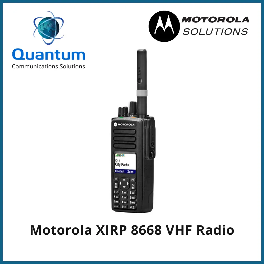 Motorola XIRP 8668 VHF Radio