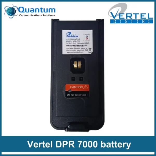 Vertel DPR7000 Battery