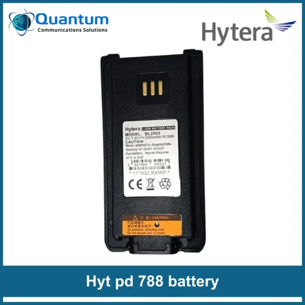 Hyt pd 788 battery