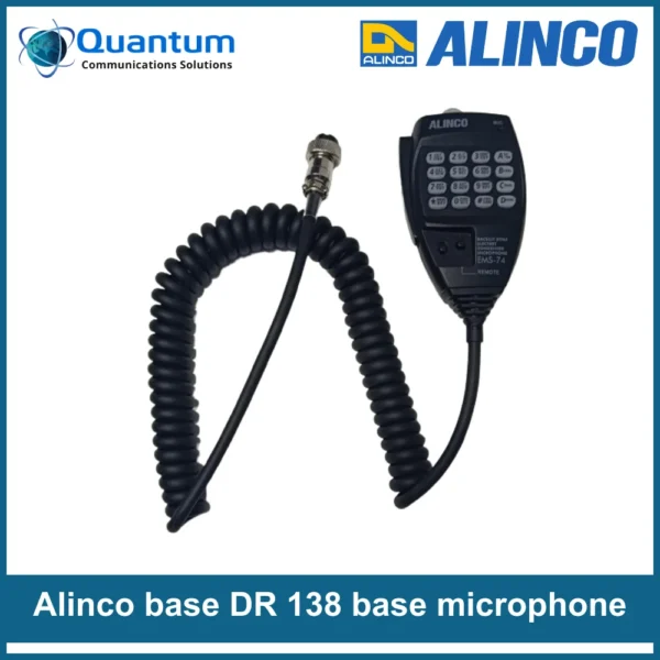Alinco base DR 138 base microphone