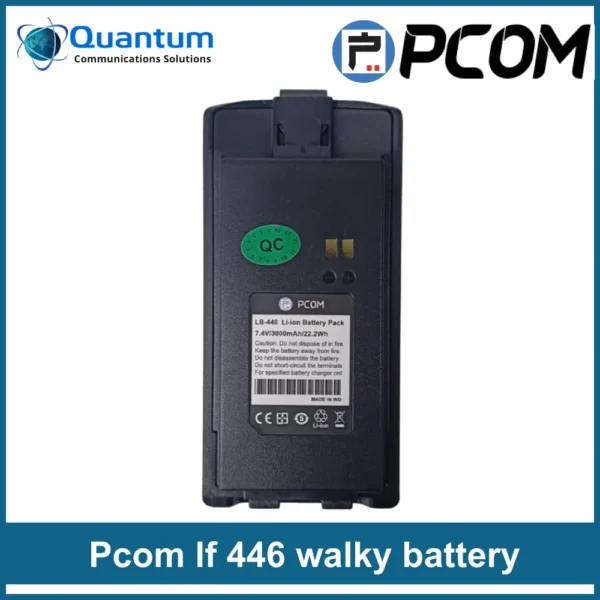 Pcom lf 446 walky battery License Free