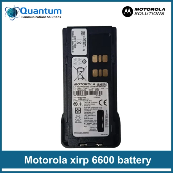 Motorola xirp 6600 battery