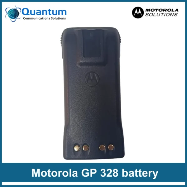 Motorola GP 328 battery back side