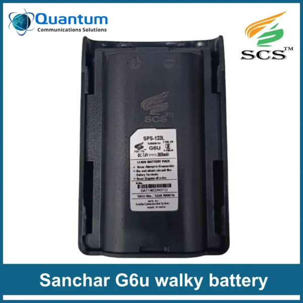 Sanchar G6U Radio battery
